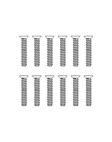 MJXS-M23124 MJX Countersunk Flat Head Screws (12pcs) [M23124]