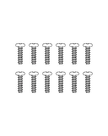 MJXS-M23635 MJX Round Head Screws (12pcs) [M23635] MJX