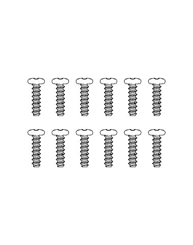 MJXS-M23635 MJX Round Head Screws (12pcs) [M23635]