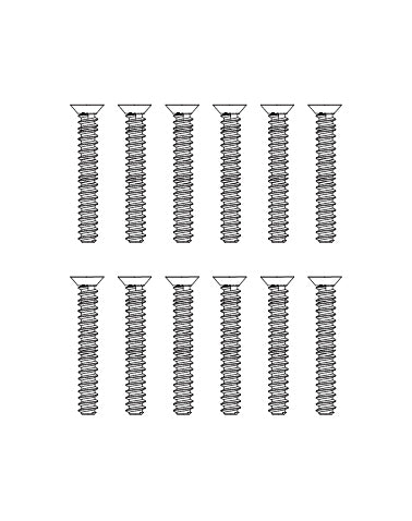 MJXS-M261545 MJX Countersunk Flat Head Screws (12pcs) [M261545] MJX