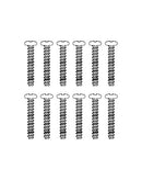 MJXS-M26154 MJX Round Head Screws (12pcs) [M26154] MJX