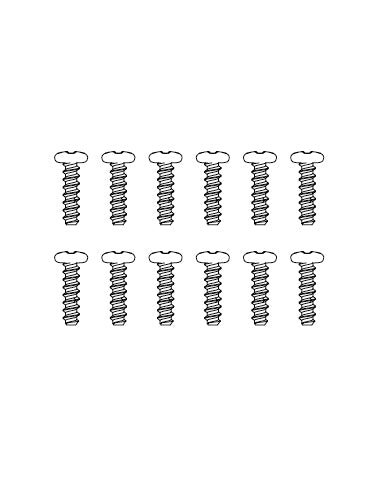 MJXS-M2633 MJX Round Head Screws (12pcs) [M2633] MJX