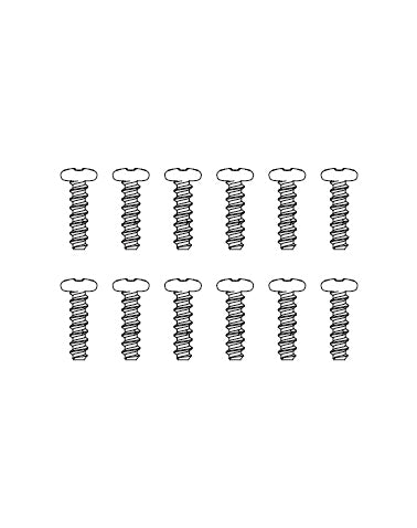MJXS-M2664 MJX Round Head Screws (12pcs) [M2664] MJX