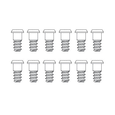 MJXS-M2665 MJX Step Flat Screws [M2665] MJX