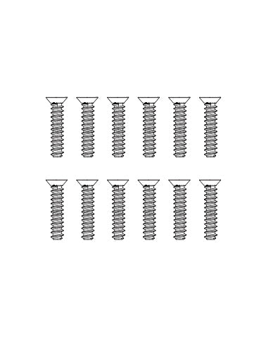 MJXS-M26945 MJX Countersunk Flat Head Screws (12pcs) [M26945]