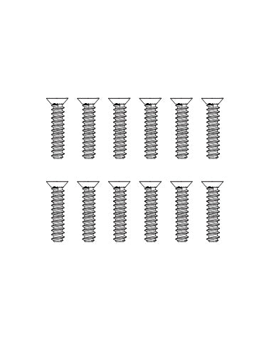 MJXS-M26945 MJX Countersunk Flat Head Screws (12pcs) [M26945]