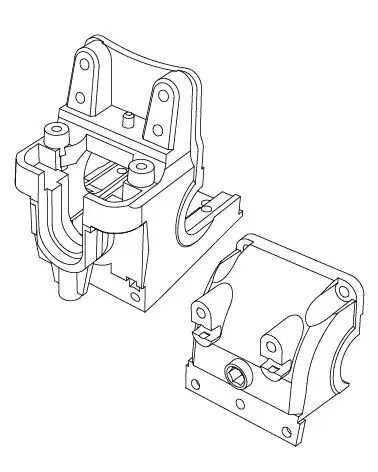 MJX Front Diff Housing