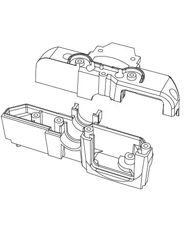 MJX Gearbox Housing