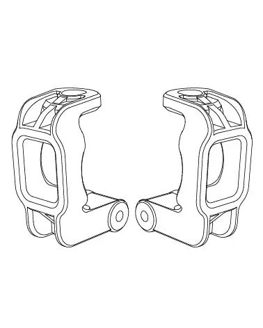 MJX Steering Knuckle (L)