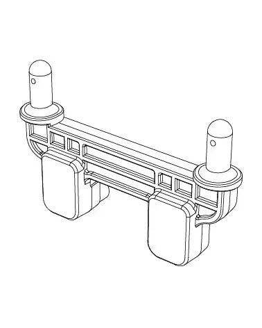 MJX Rear Body-Post Bracket