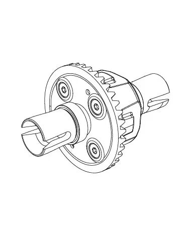 MJX Front & Rear Differentials