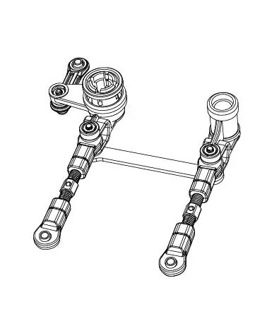 MJX Steering Crank Set