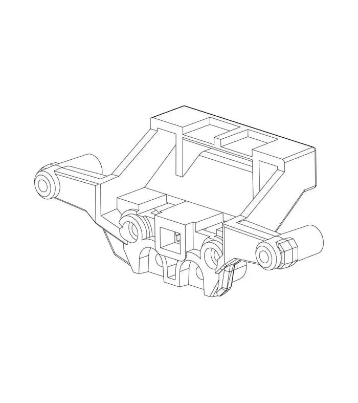 MJX Rear Shoeck Absorber Frame (20208)
