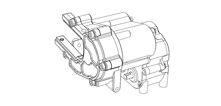 MJX Gearbox Assembly [H8H]