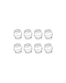 MJXS-Q1602 MJX Steering Pivot Balls (8pcs) [Q1602] MJX