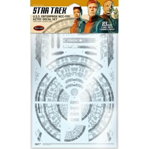 MKA042 Polar Lights 1/1000 Star Trek Discovery U.S.S. Enterprise Decal Set Polar Lights
