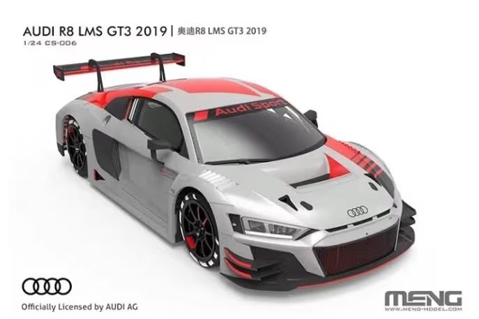 MM-CS-006 Meng 1/24 AUDI R8 LMS GT3 2019 Plastic Model Kit Meng