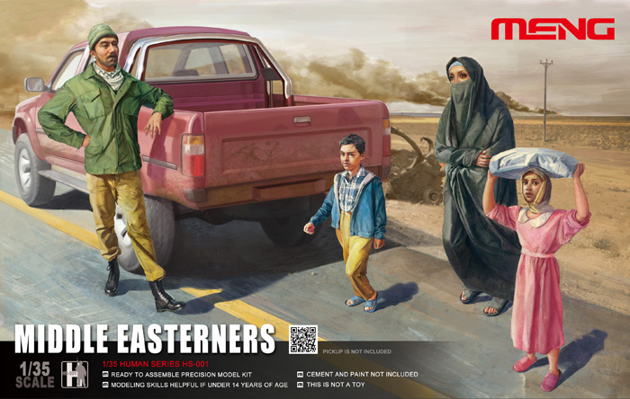 MM-HS-001 Meng 1/35 Middle Easterners Plastic Model Kit Meng