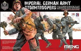 MM-HS-010 Meng 1/35 Imperial German Army Stormtroopers Plastic Model Kit Meng