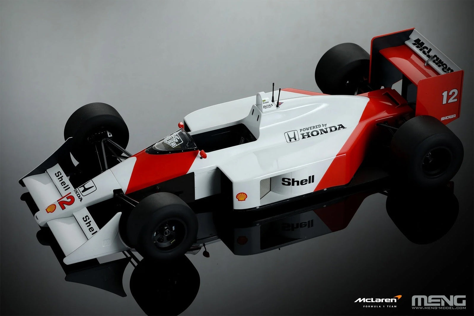 MM-RS-005 Meng 1/12 McLaren MP4/4 1988 (Pre-coloured Edition) Plastic Model Kit Meng