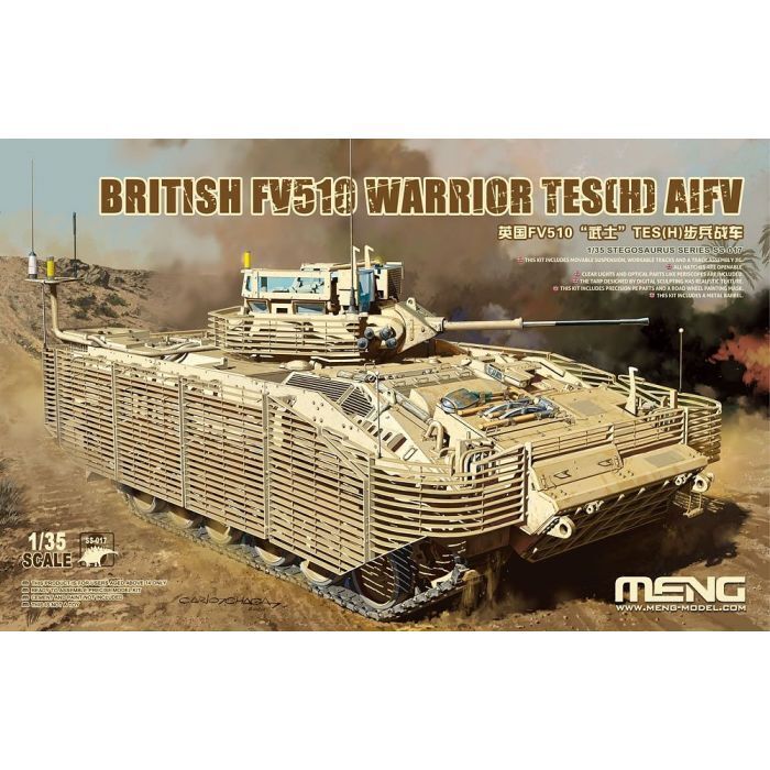 MM-SS-017 Meng 1/35 British FV510 Warrior TES(H) AIFV Plastic Model Kit Meng