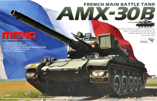 MM-TS-003 Meng 1/35 French Main Battle Tank AMX-30B Plastic Model Kit Meng