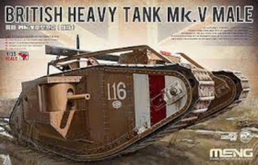 MM-TS-020 Meng 1/35 British Heavy Tank Mk.V Male Plastic Model Kit Meng