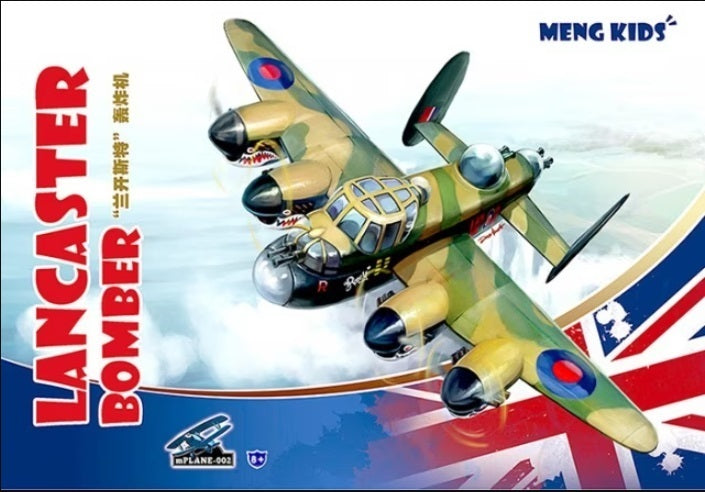 MM-mPLANE-002 Meng Lancaster Bomber(Cartoon Model) Plastic Model Kit Meng