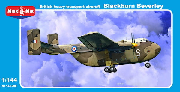 MM144-008 Micromir 1/144 Blackburn Beverley. British heavy transport aircraft Plastic Model Kit Micromir