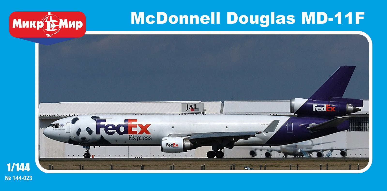 MM144-023 Micromir 1/144 Mc Donnell Douglas MD-11F Plastic Model Kit Micromir