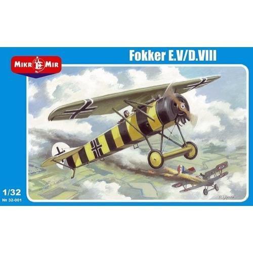 MM32-001 Micromir 1/32 Fokker E.V/D.III Plastic Model Kit Micromir