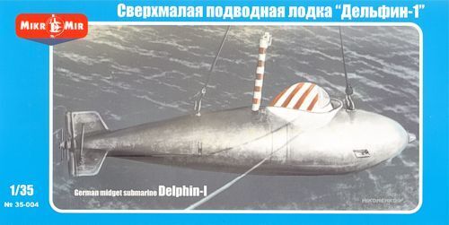 MM35-004 Micromir 1/35 DELPHIN -1 German midget submarine Plastic Model Kit Micromir