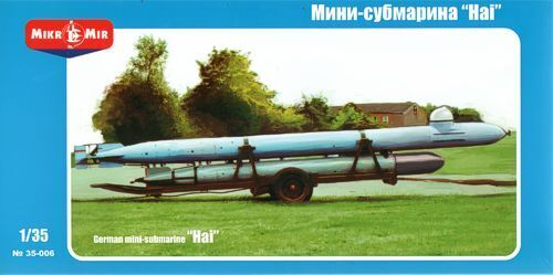 MM35-006 Micromir 1/35 HAI - German human torpedo Plastic Model Kit Micromir