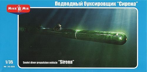 MM35-009 Micromir 1/35 SIRENA - Soviet diver propulsion vehicle Plastic Model Kit Micromir