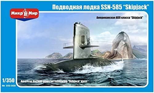 MM350-008 Micromir 1/350 "Skipjack" class US nuclear-powered submarine Plastic Model Kit Micromir