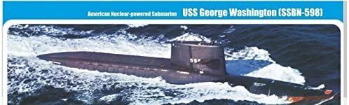MM350-017 Micromir 1/350 USS GEORGE WASHINGTON (SSBN-598) Plastic Model Kit Micromir