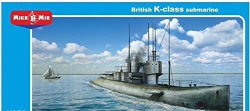 MM350-021 Micromir 1/350 British K-class submarine Plastic Model Kit Micromir