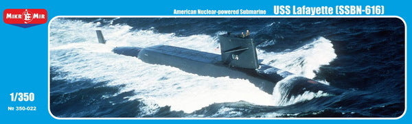 MM350-022 Micromir 1/350 USS Lafayette Plastic Model Kit Micromir