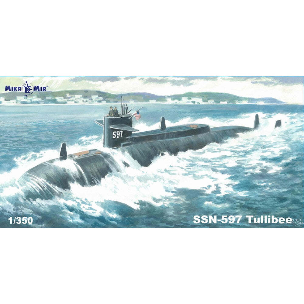 MM350-041 Micromir 1/350 SSN-597 Tullibee Plastic Model Kit Micromir