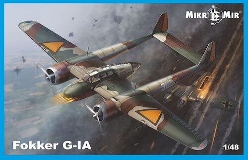 MM48-016 Micromir 1/48 Fokker G1 Plastic Model Kit Micromir