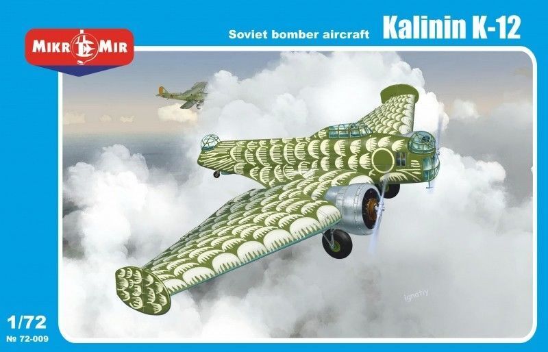 MM72-009 Micromir 1/72 K-12 Kalinin Plastic Model Kit Micromir