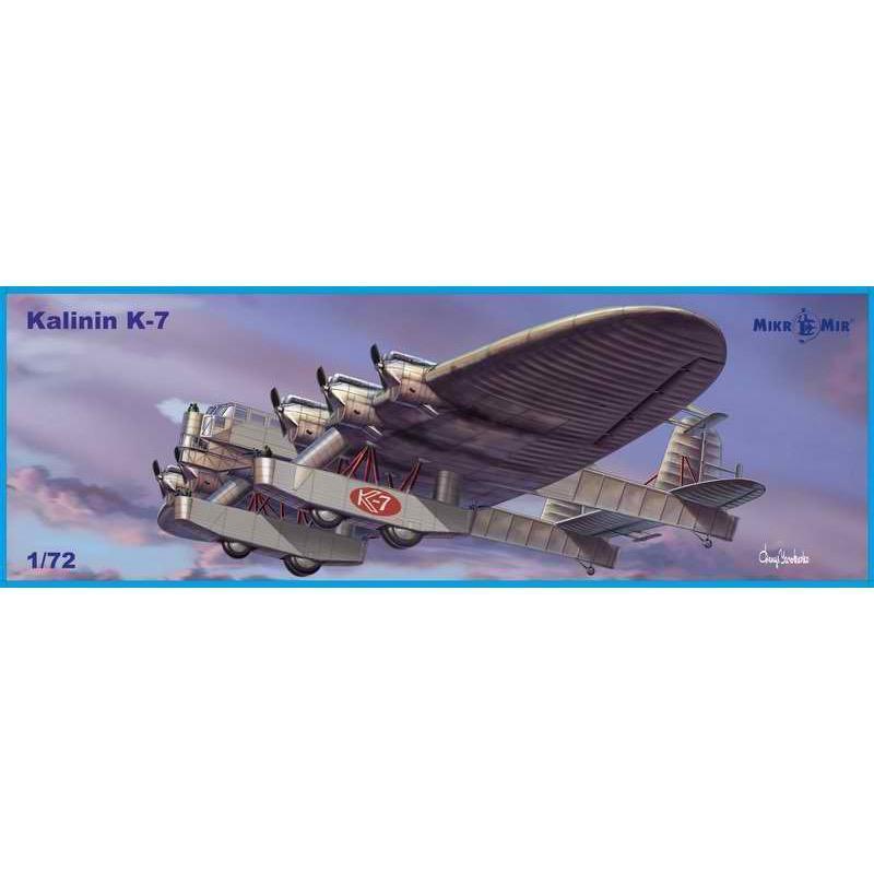 MM72-015 Micromir 1/72 Kalinin K-7 Plastic Model Kit Micromir