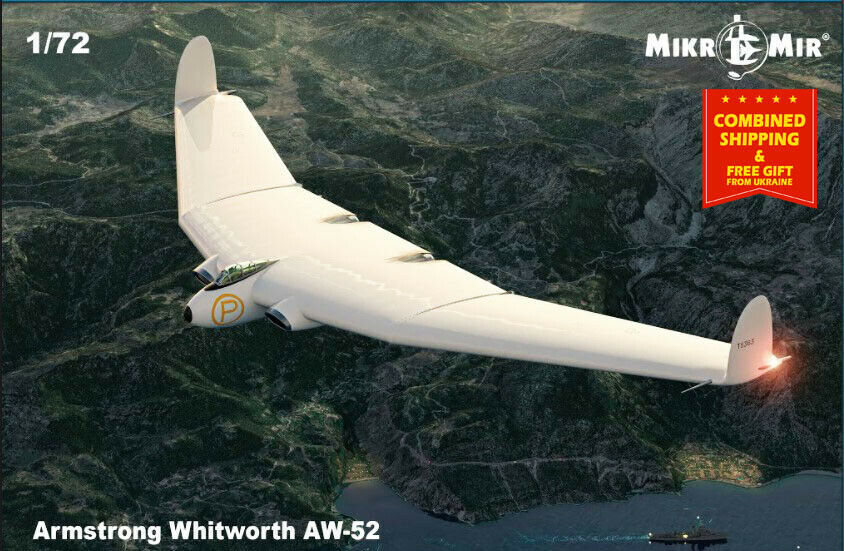 MM72-016 MikroMir 1/72 Armstrong Whitworth AW-52 Plastic Model Kit [72-016 ] Micromir