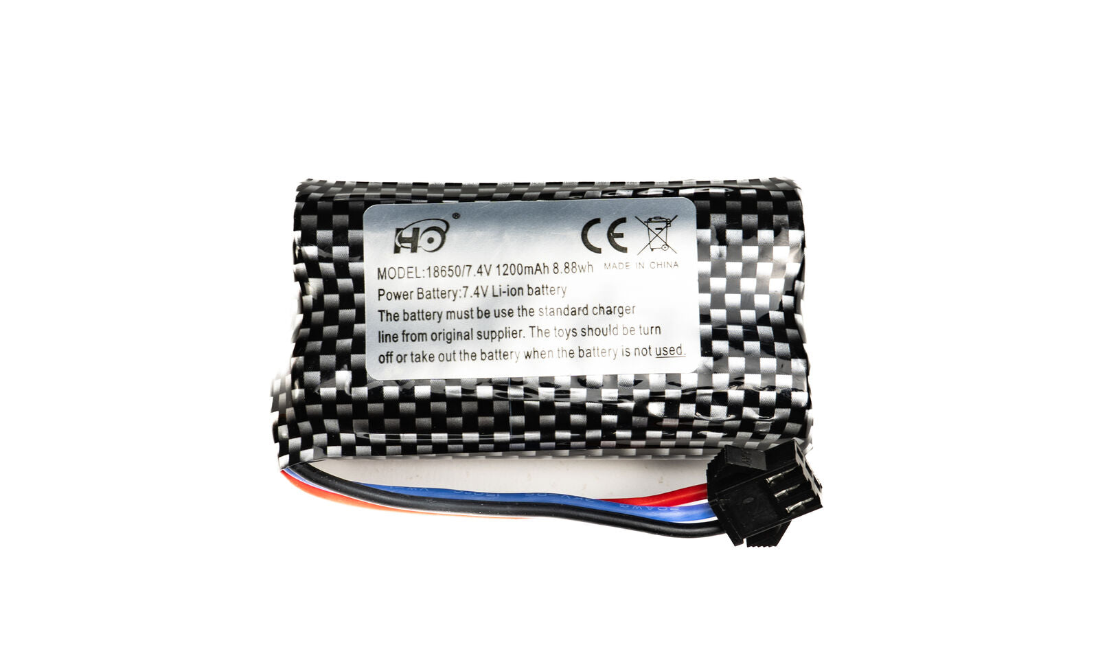 MN Model 7.4V 1200mAh Li-ion Battery