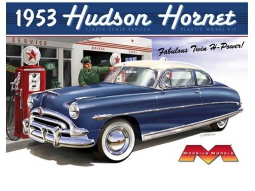 MO1200 Moebius 1/25 1953 Hudson Hornet Plastic Model Kit Moebius