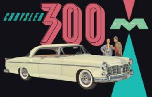 MO1201 Moebius 1955 Chrysler C300 Plastic Model Kit Moebius