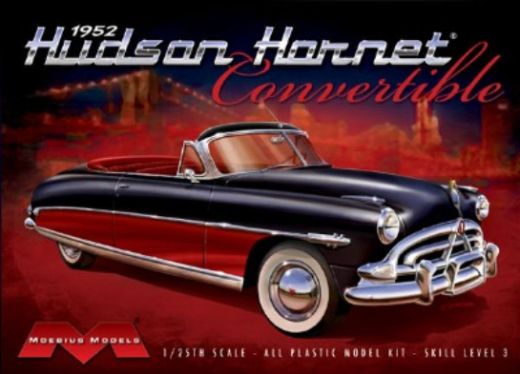 MO1204 Moebius 1/25 1952 Hudson Hornet Convertible Plastic Model Kit [1204] Moebius