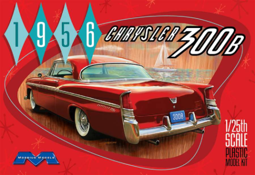 MO1207 Moebius 1956 Chrysler 300B Plastic Model Kit [1207] Moebius