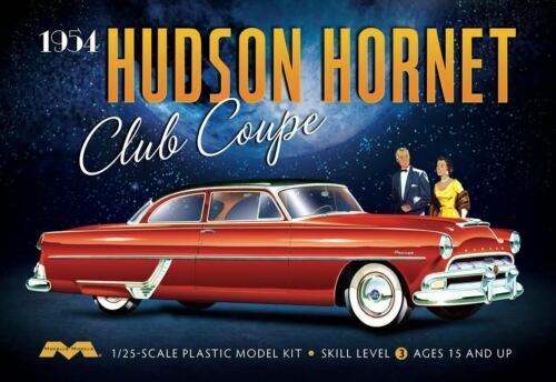 MO1213 Moebius 1/25 1954 Hudson Hornet Coupe Plastic Model Kit [1213] Moebius