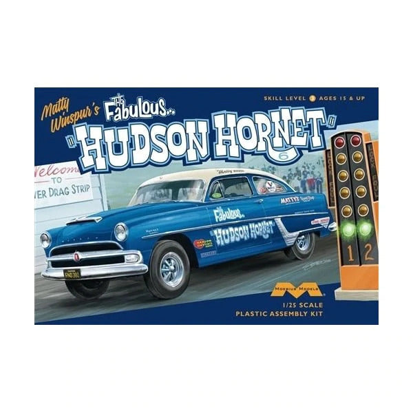 MO1219 Moebius 1/25 1954 Hudson Hornet Special Jr Stock Plastic Model Kit [1219] Moebius